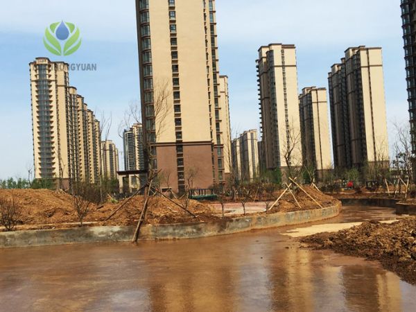 Construction steps of geomembrane composite with non-woven